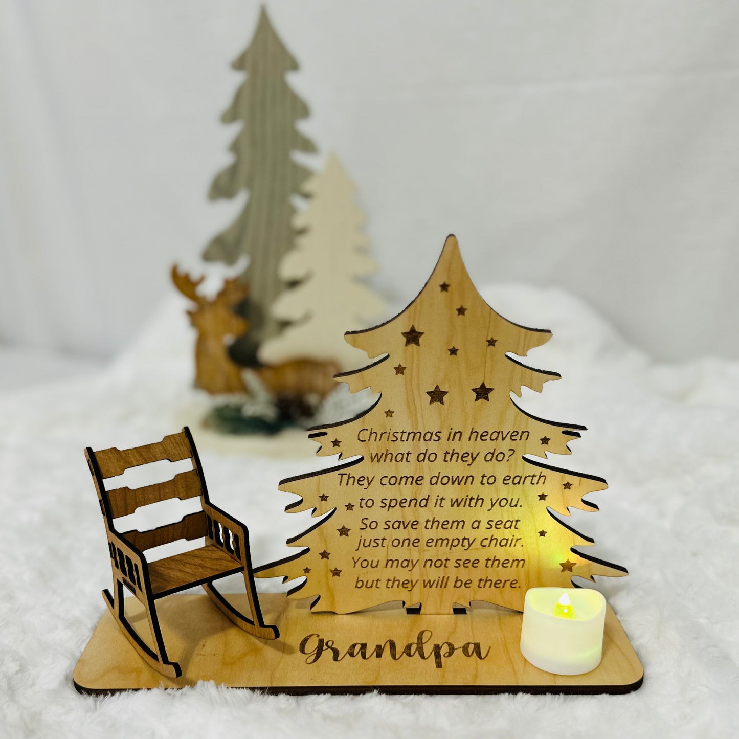 Personalized Rocking Chair Memorial